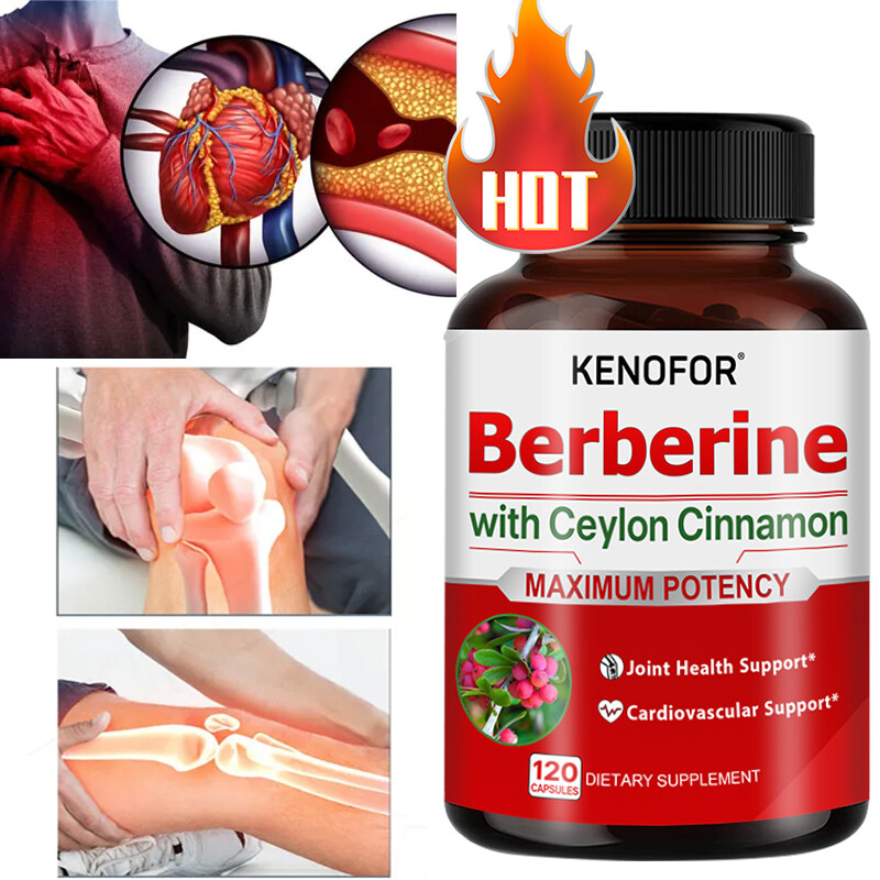 Berberine Ceylon Cinnamon - Healthy Immune System Supplement Capsules