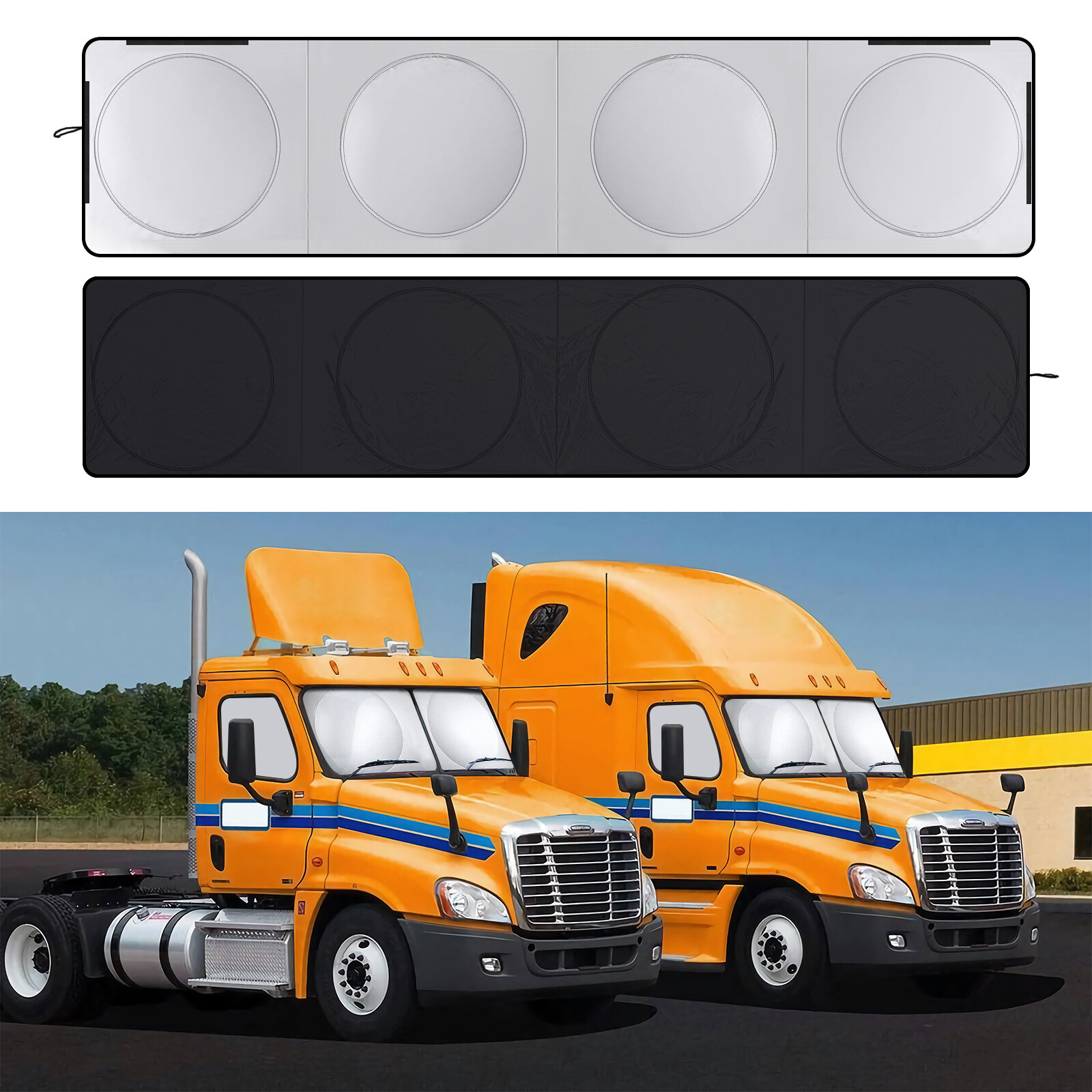For Ford Econoline E150 E250 Windshield & Side Window Sun Shade UV Block Cover