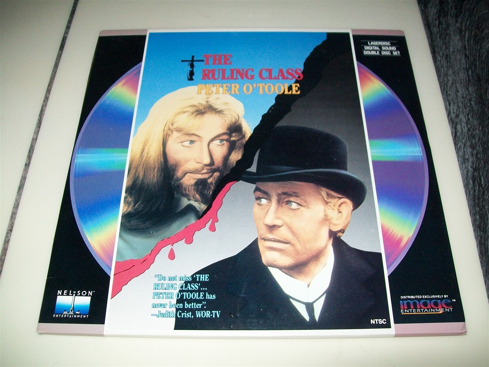 THE RULING CLASS 2-Laserdisc LD SET VERY GOOD CONDITION VERY RARE GREAT FILM!
