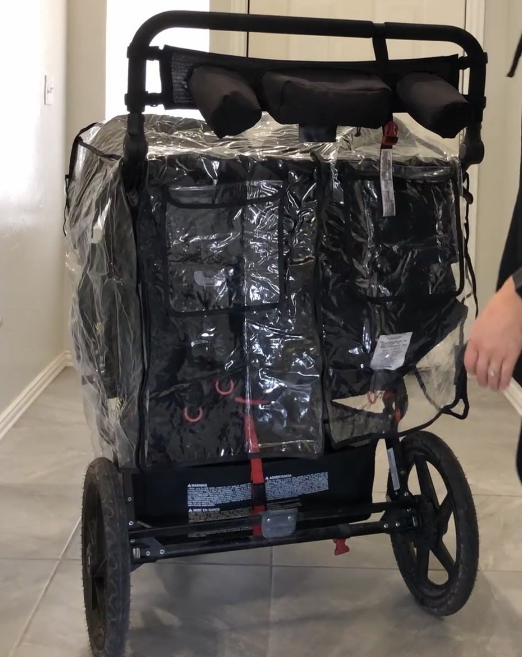 Rain Cover for Double Stroller