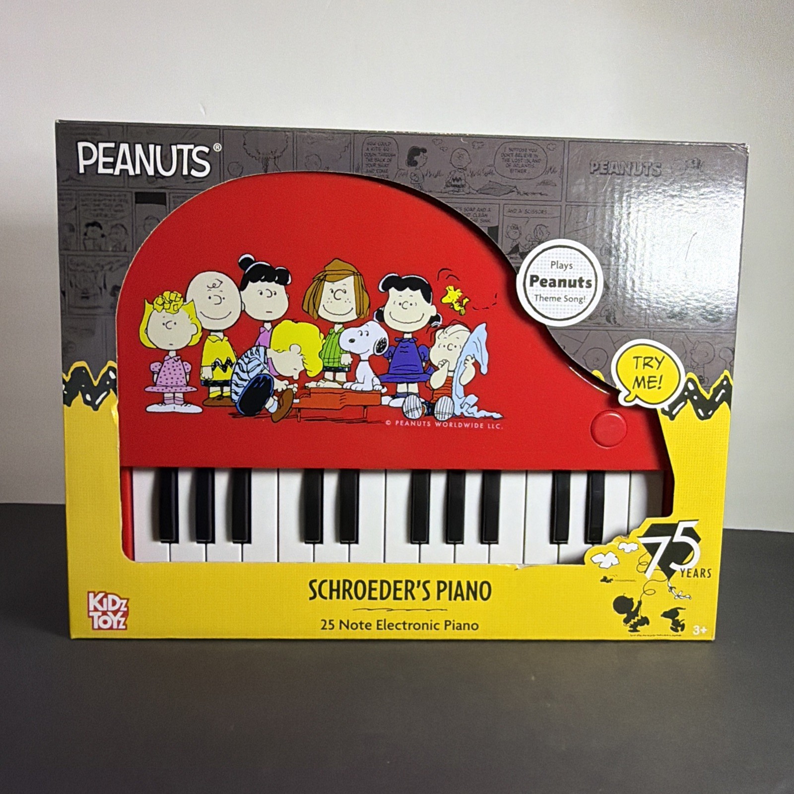 Peanuts Schroeder’s Piano 25-Note Electronic Keyboard – Plays Theme Song, New…