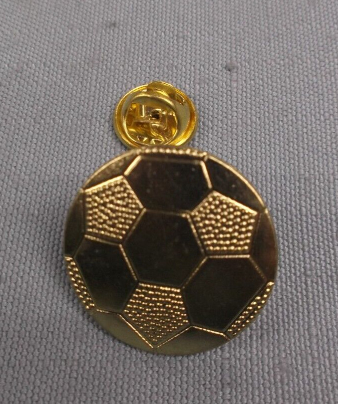 soccer ball SCHOOL LETTER JACKET CHENILLE SPORT AWARD PIN individually packaged