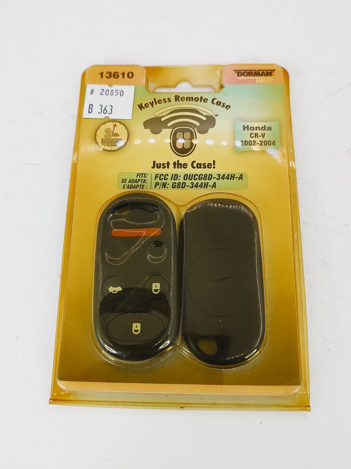 Dorman Help! 13610 Keyless Remote Case