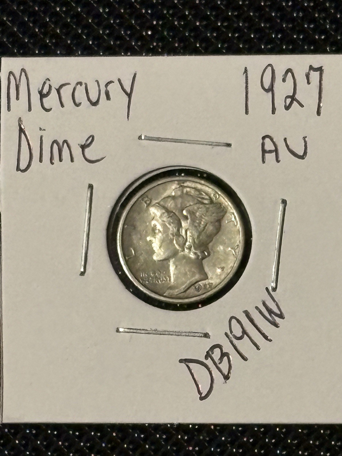 1927 Mercury Dime Upper Grade