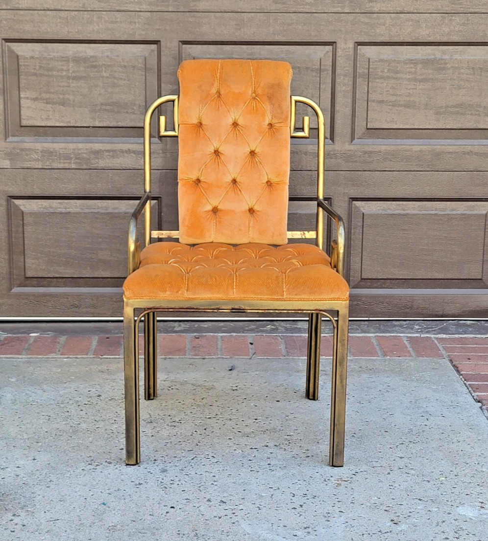 Vintage Mastercraft Greek Key Motif Desk or Dining Side Chair