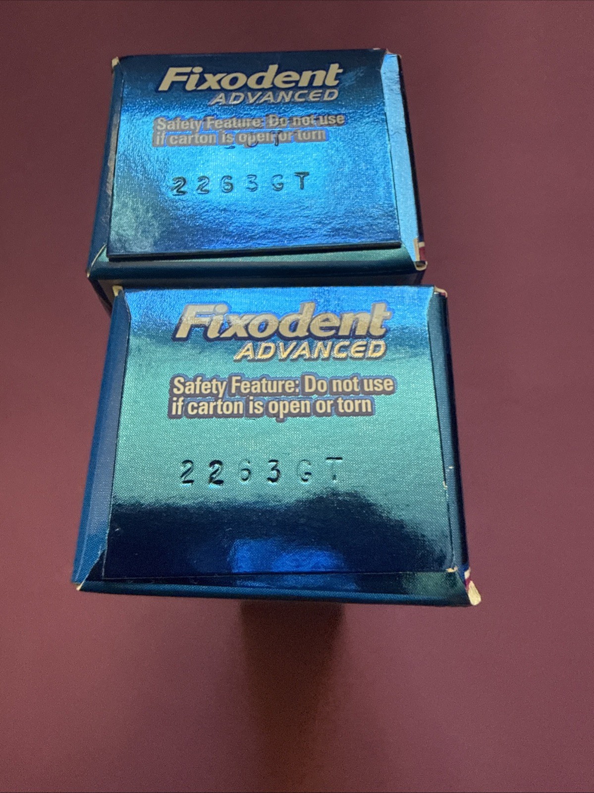 Fixodent Advanced Max Hold Denture Adhesive, 2.2 oz - 2 Pack