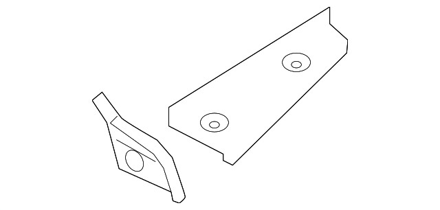 Genuine Volkswagen Quarter Panel Filler Panel 17A-809-413-B