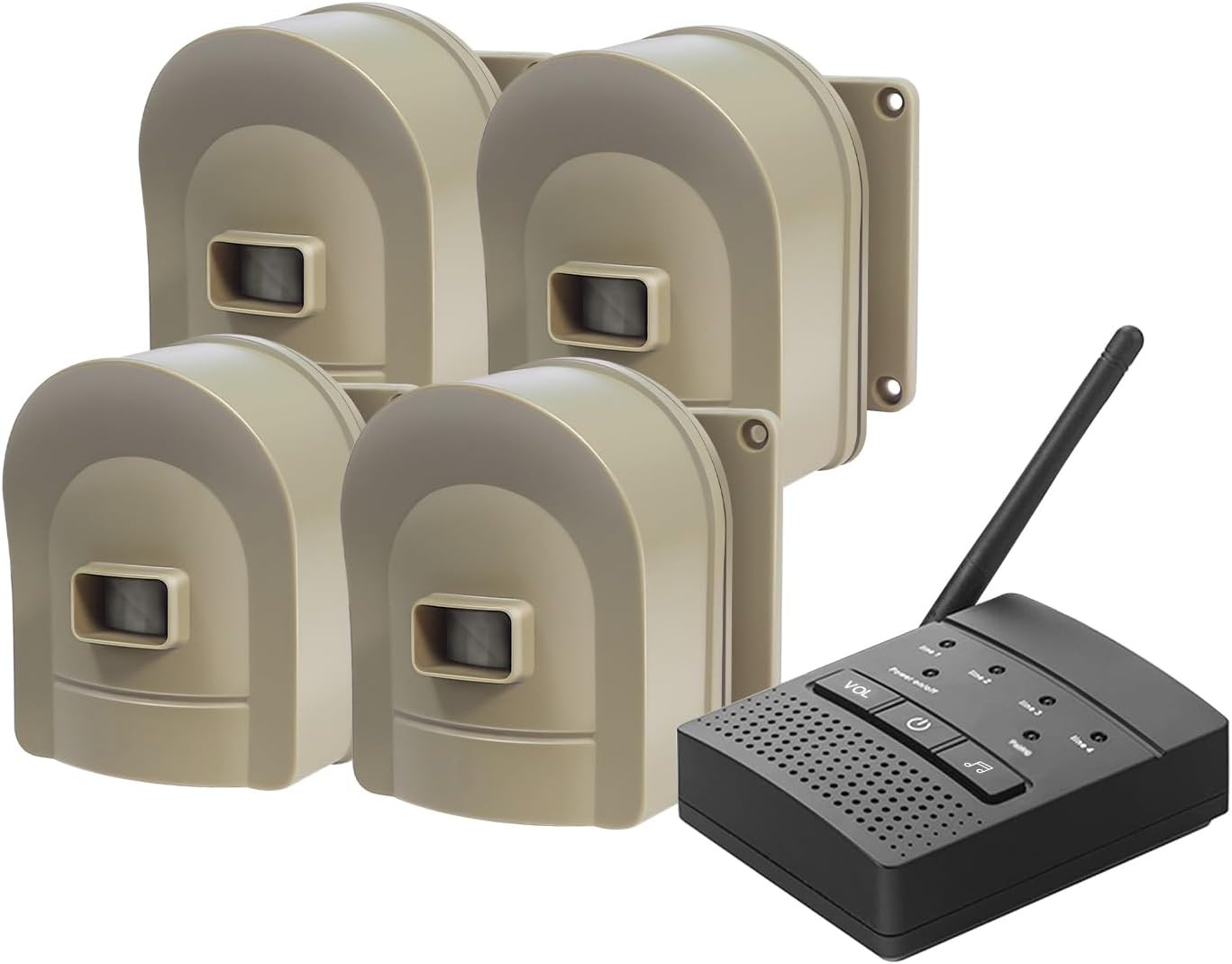 1/2 Mile Driveway Alarm Wireless Sensor System & Driveway Sensor Alert System W