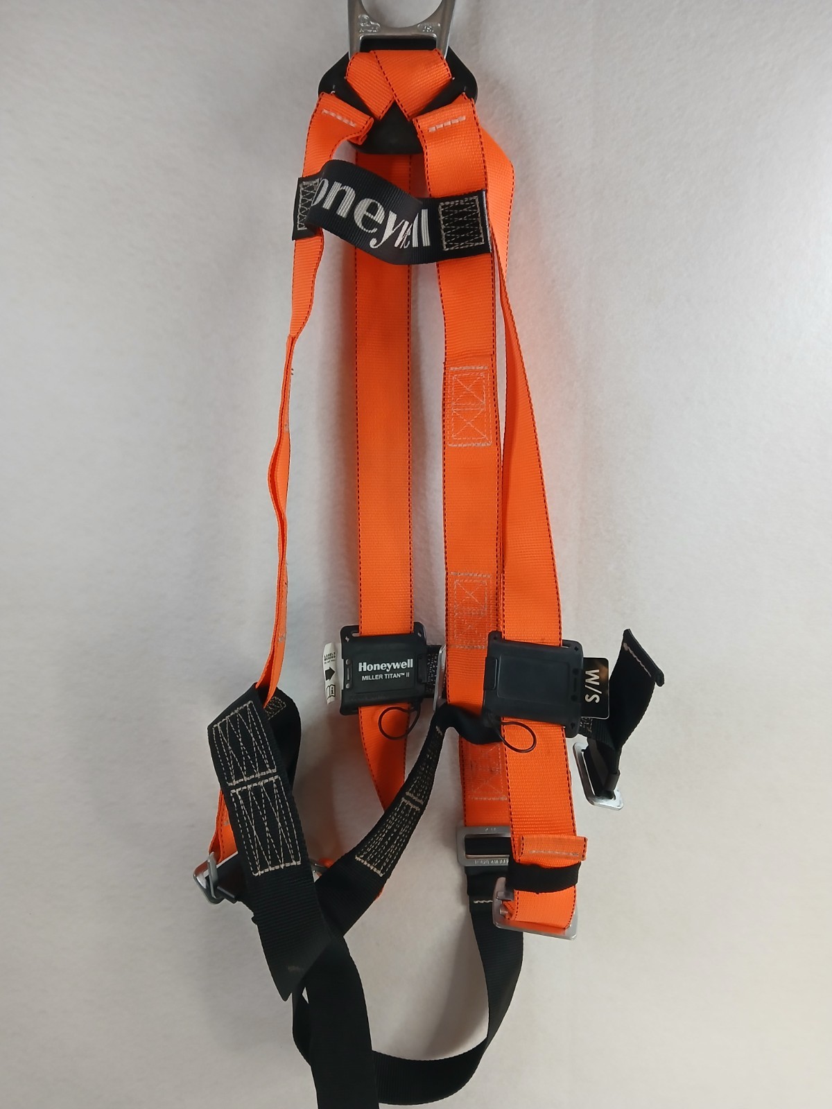 Honeywell Miller Titan II Fall Protection Harness Orange S/M Lineman Constructio