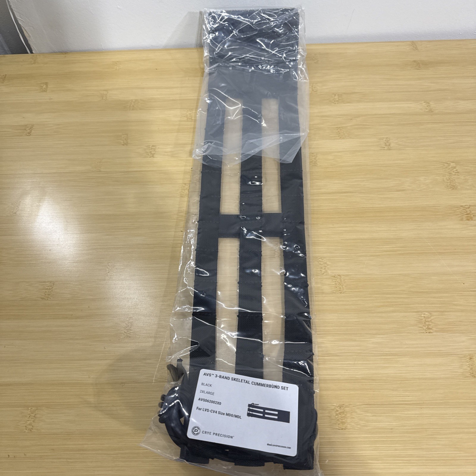 Crye Precision AVS 3 Band Skeletal Cummerbund Set black