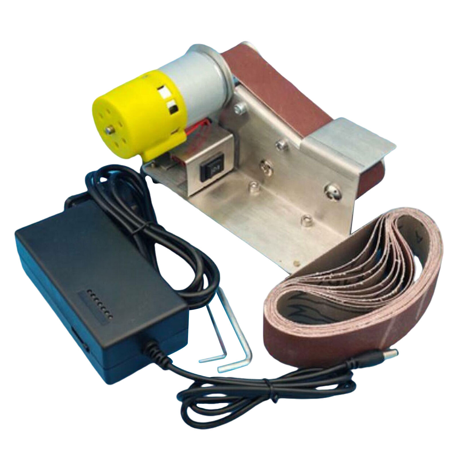 Belt Sander Machine Mini Electric Polishing Grinding DIY Sanding Sharpener Knife