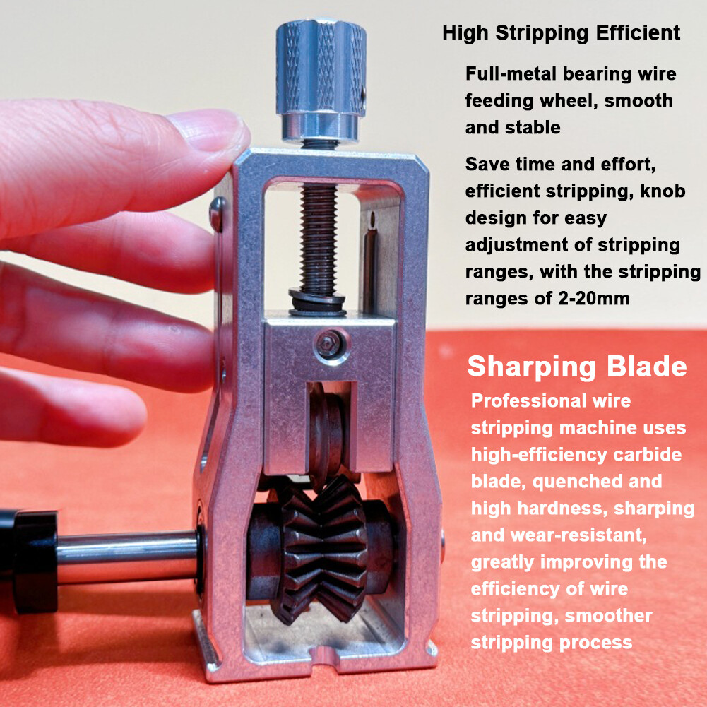 Wire Stripper Manual Wire Stripping Tool 2-20mm Cable Electric Peeling Tool J2V2