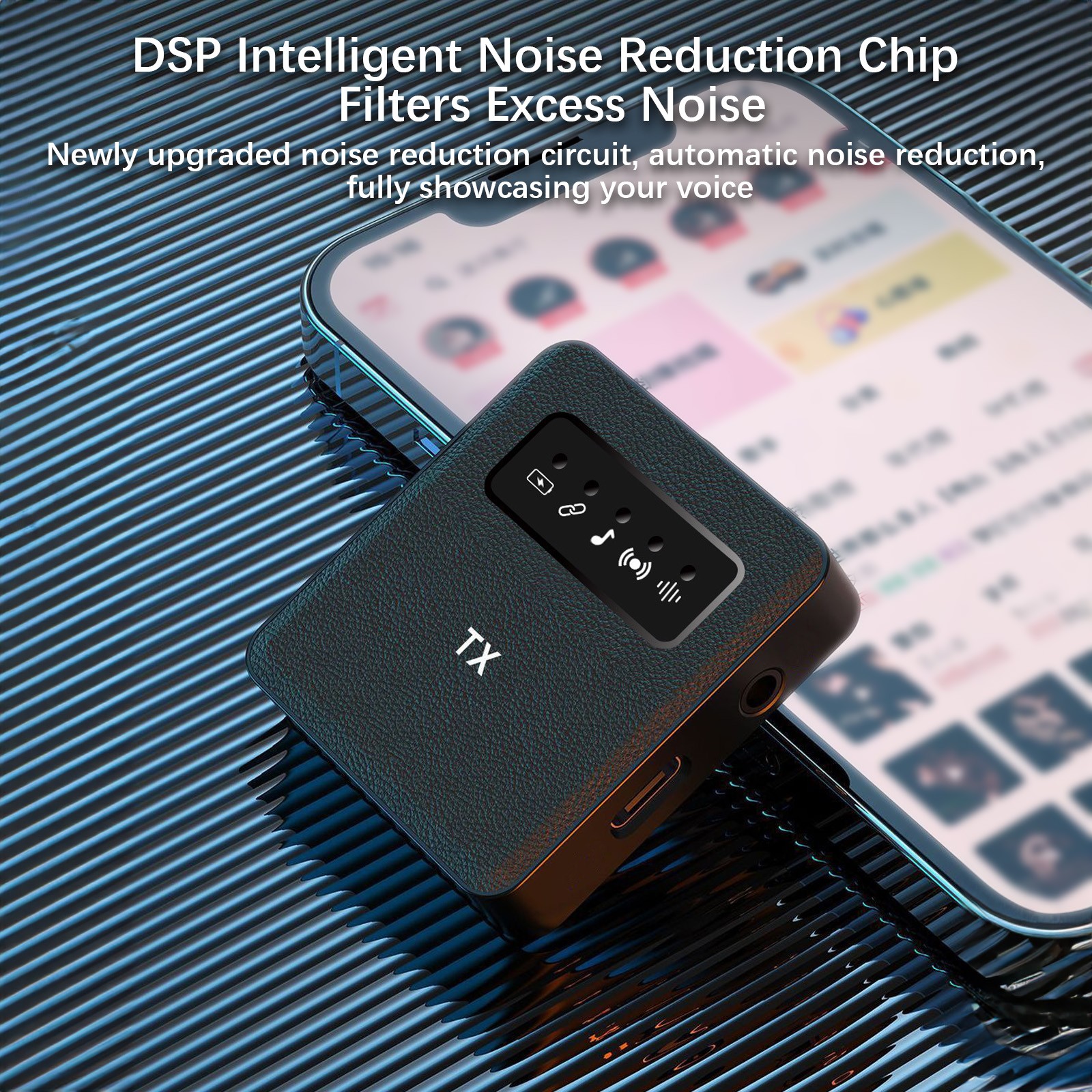 2.4G Wireless Collar Clip Microphone Clip-on Microphone Mic Transmitter CQCM