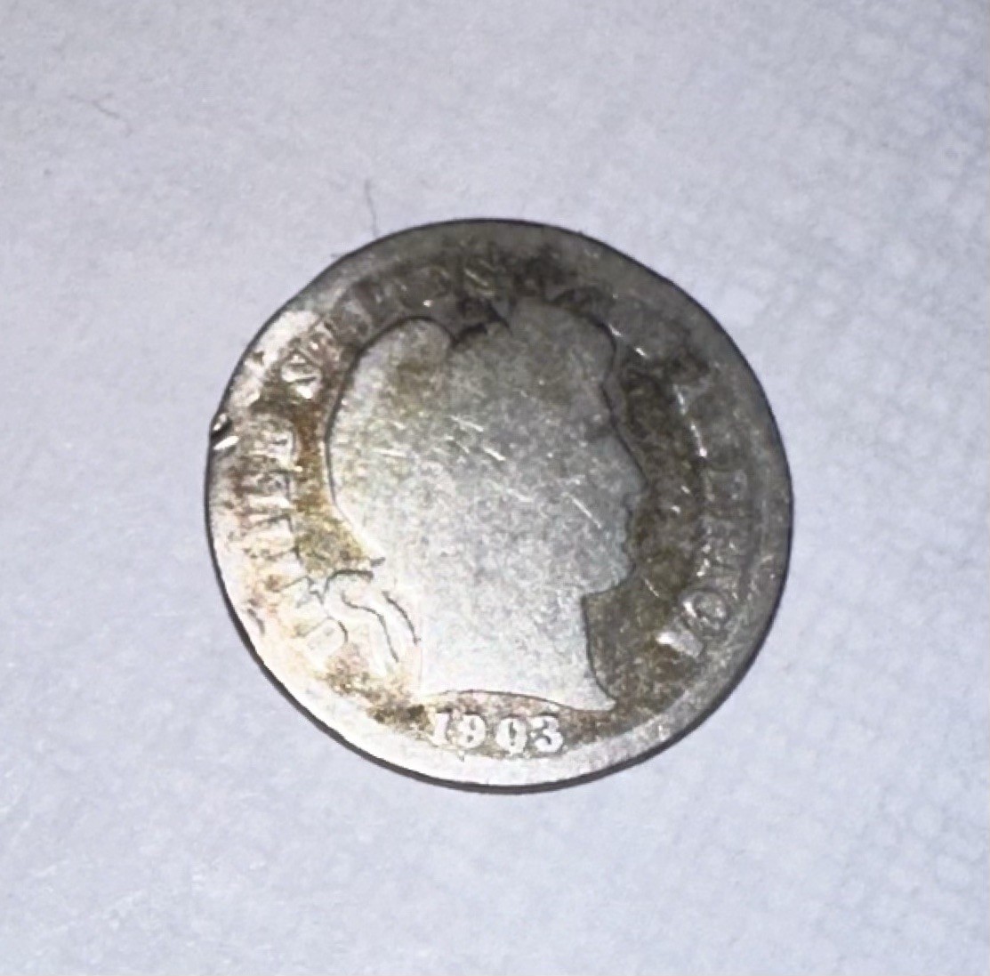 1903-S Barber Dime - Very Low Mintage