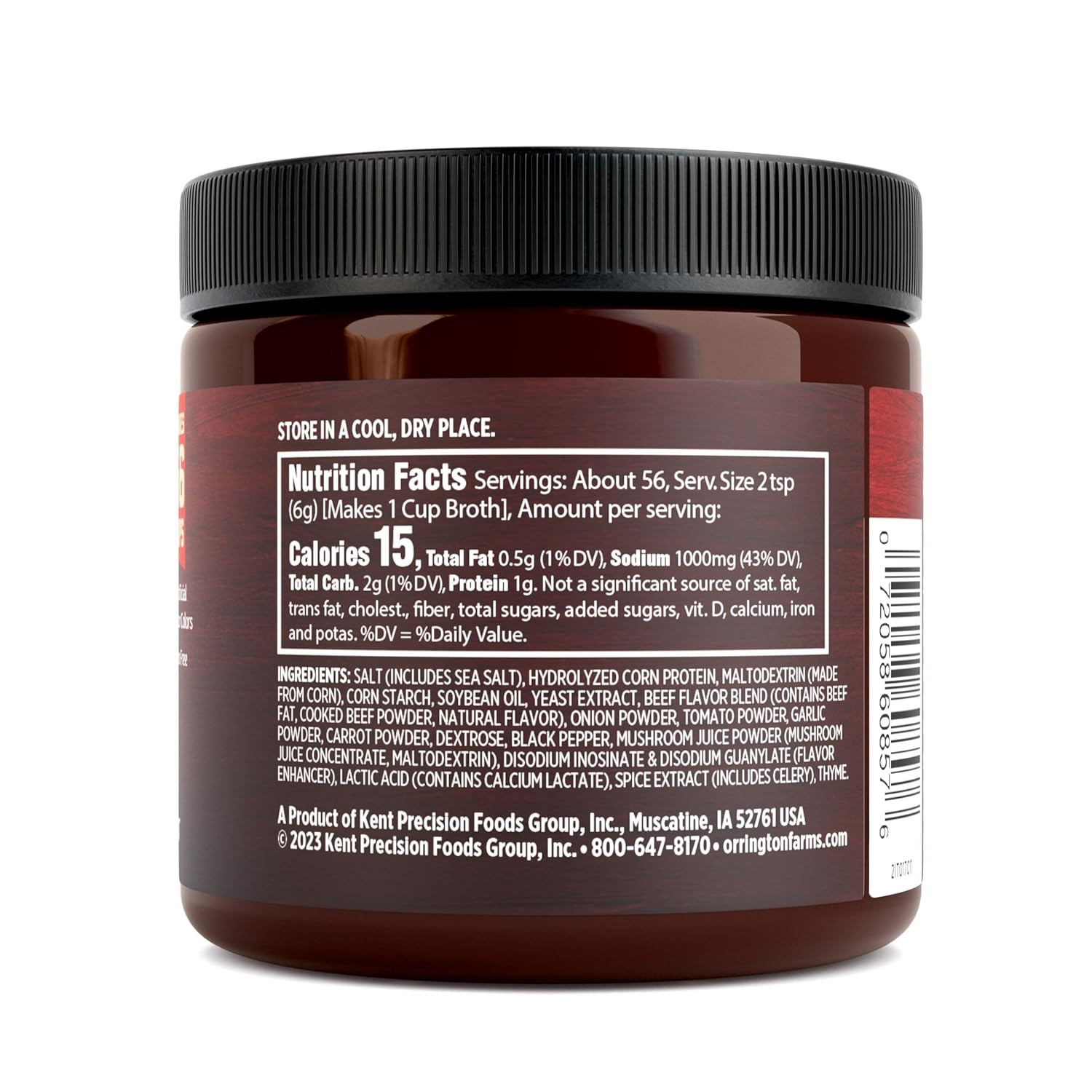 Beef Flavored Broth Base, Granulated Beef Flavored Bouillon, Versatile Usage, Se