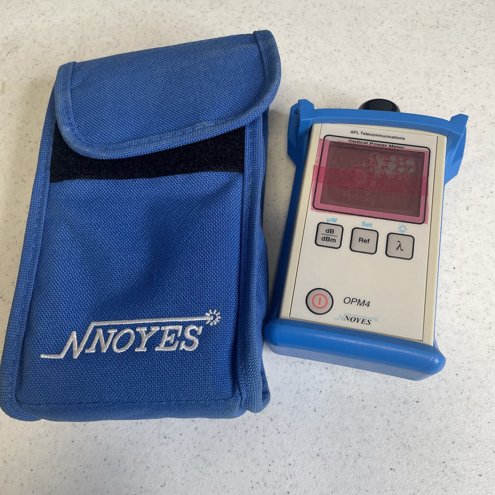 Noyes Fiber Systems Optical Power Meter OPM4 With Case Tested Working