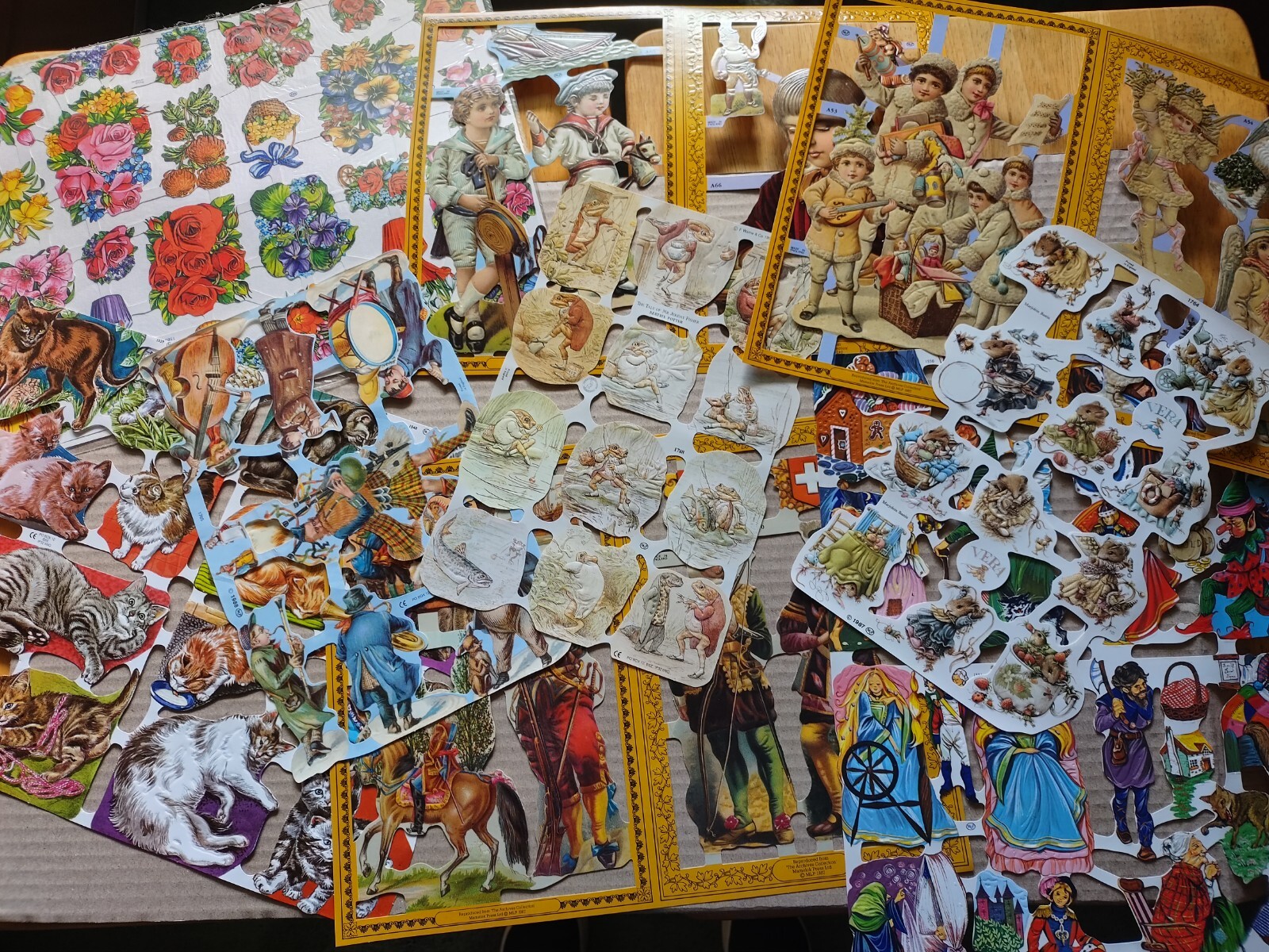 Victorian, Bastin, Potter Mamelok Die Cut Scrap Sale Over 25 Plate #'s MUST Read