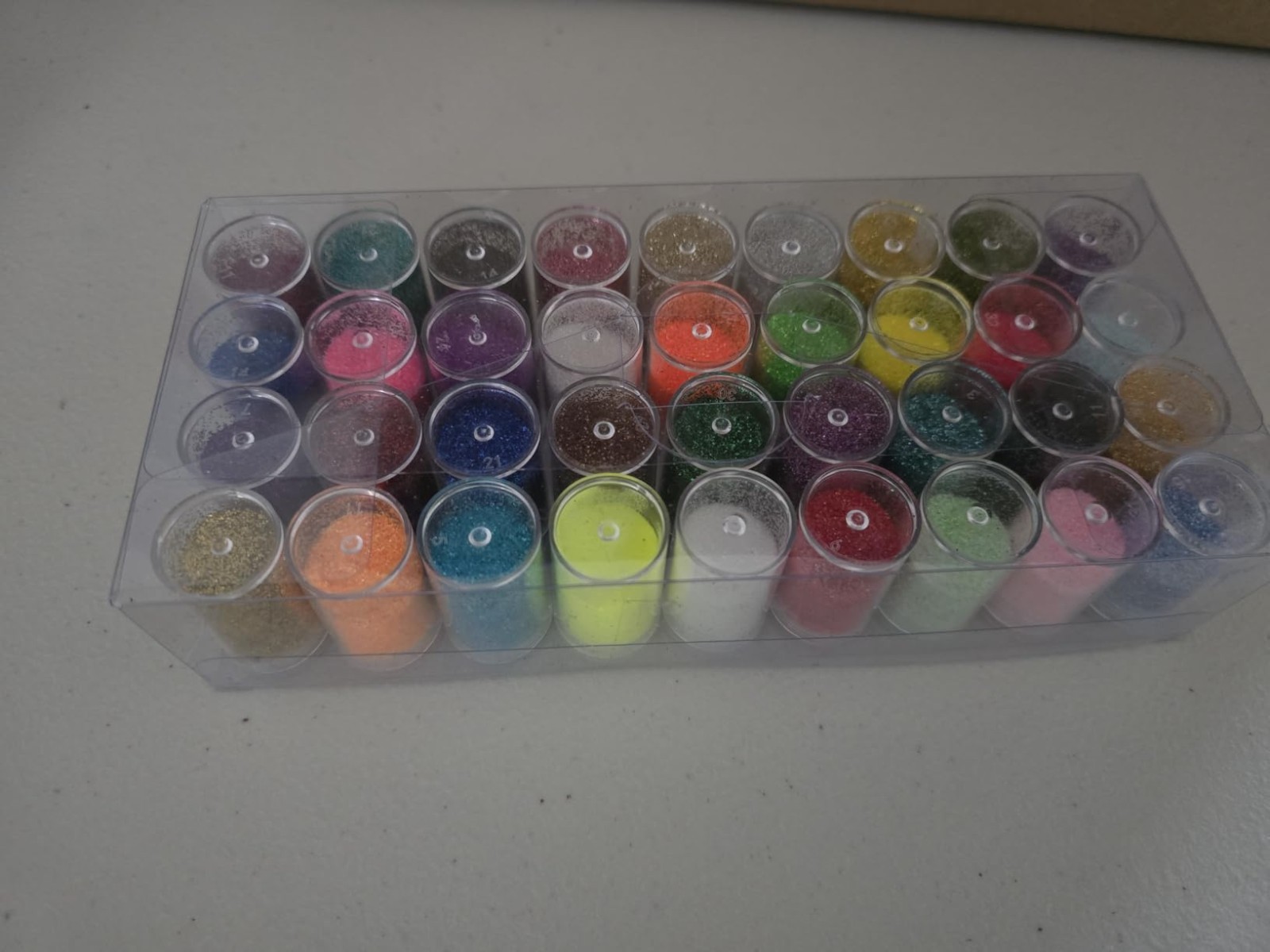 45 Colors Fine Glitter Set Holographic Powder for Tumblers DIY Arts and Crafts