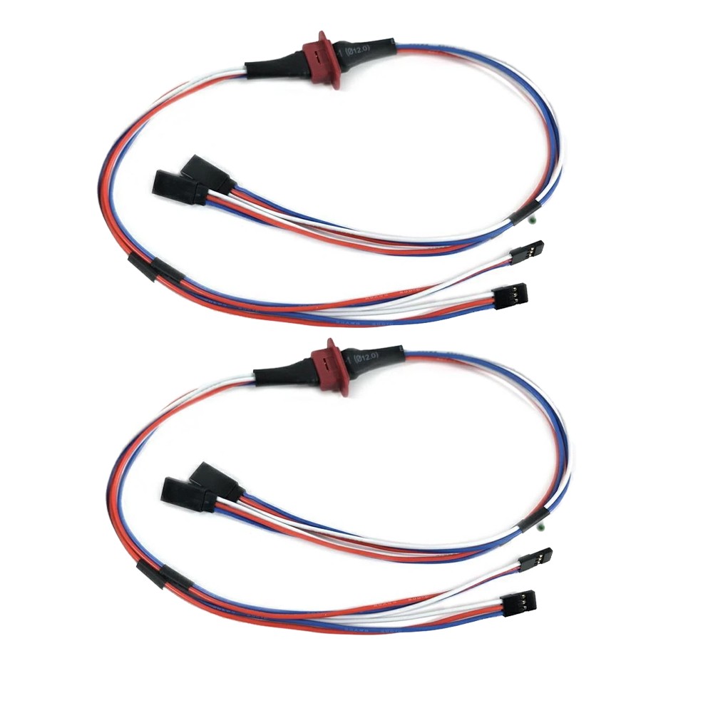 2PC MPX 8 Pin Multi-Wire Servo Extension Plug 2 Wire Plug For RC Model USA