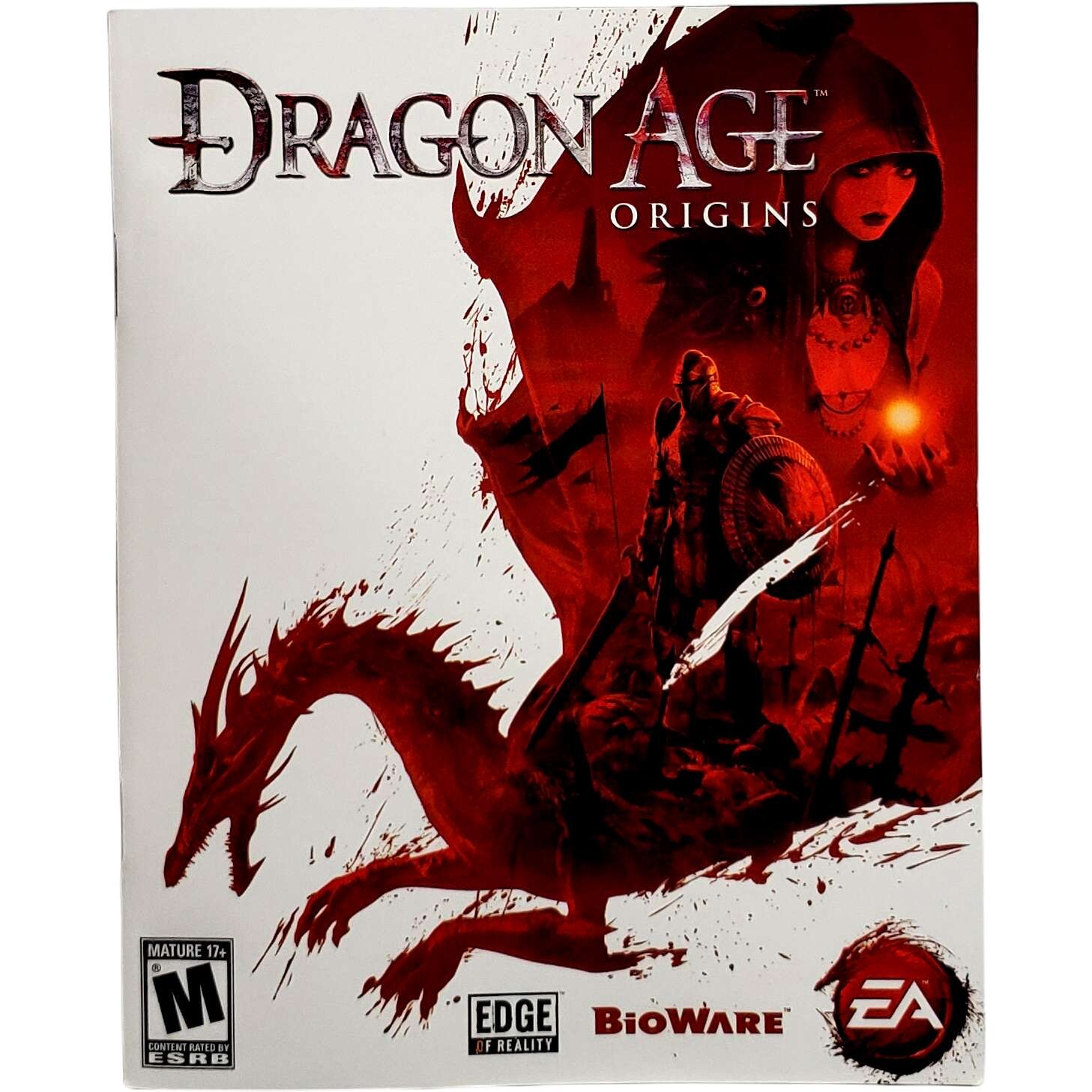 (Manual Only) Dragon Age Origins - Sony Playstation 3 Excellent Tested Original