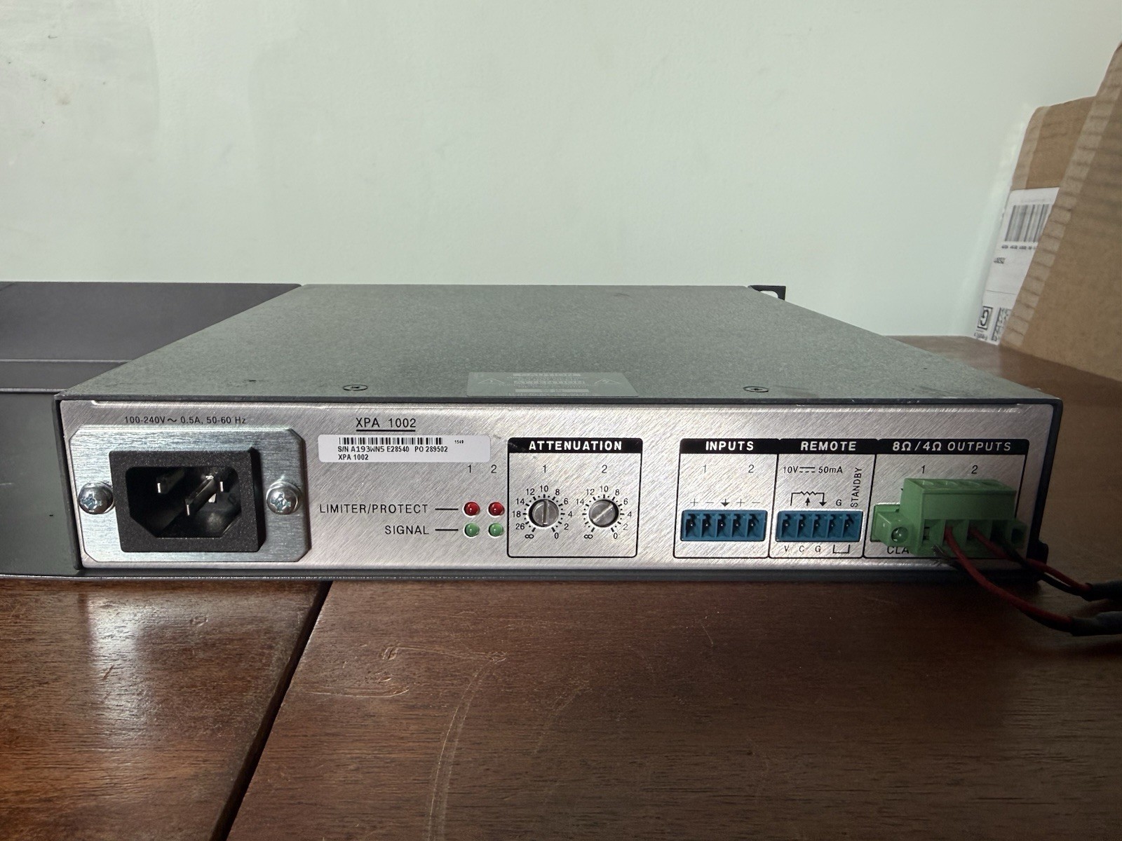 Extron XPA 1002 2-channel 200w Audio Power Amplifier