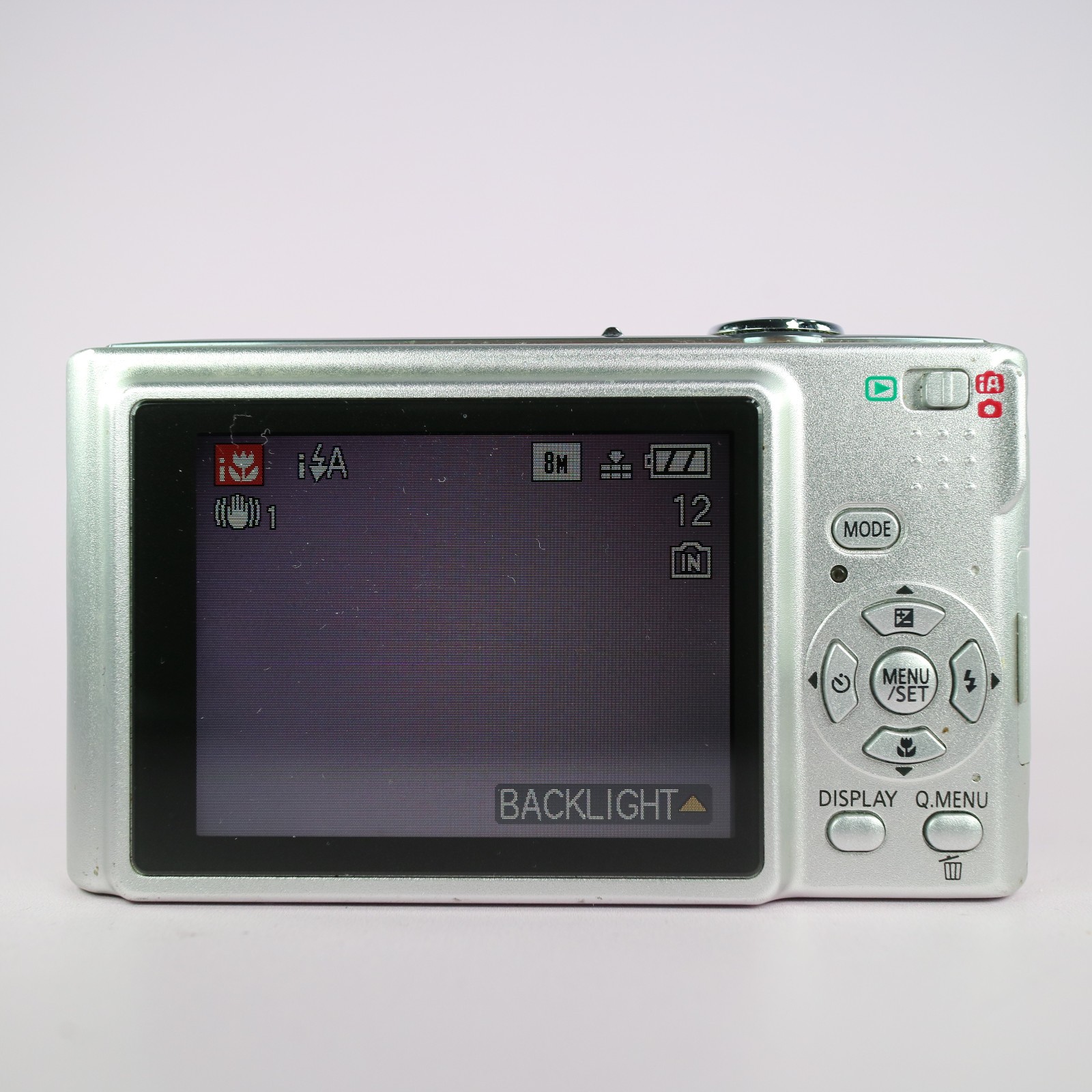 Panasonic Digital Camera Lumix DMC-FS3 8.1MP Silver Tested Full Working Set