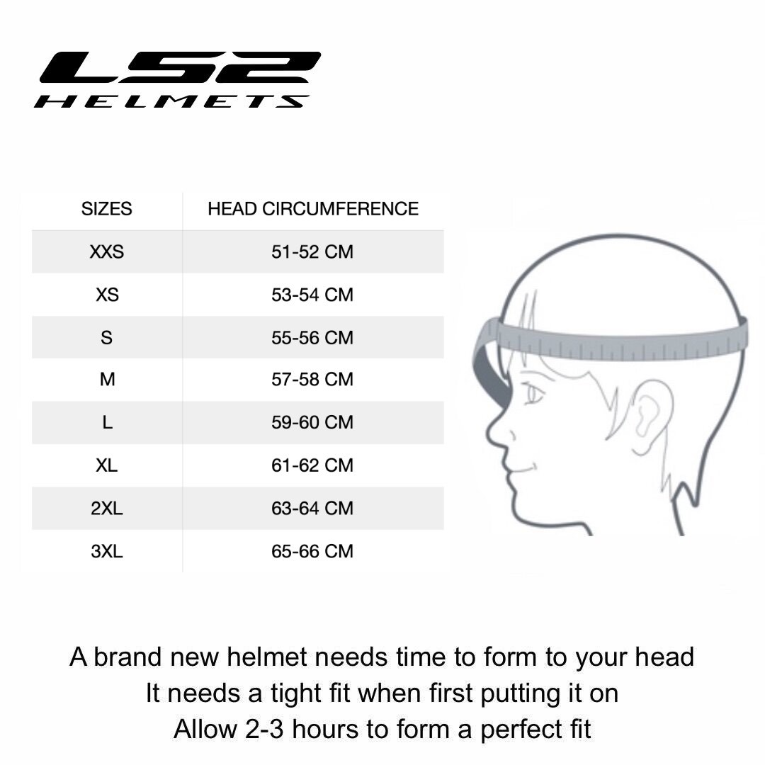 LS2 FF807 Dragon helmet Trax gloss red carbon