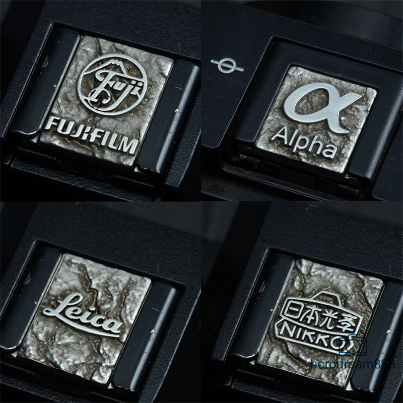 Distress Hot Shoe Cover Camera Cupronickel Metal For Nikon Fujifilm Sony Leica