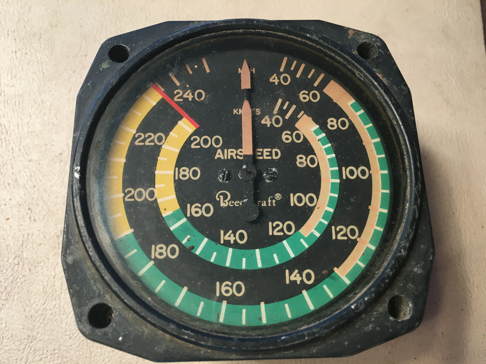 Beechcraft Airspeed, 40-200 Knots, 40-240 mph