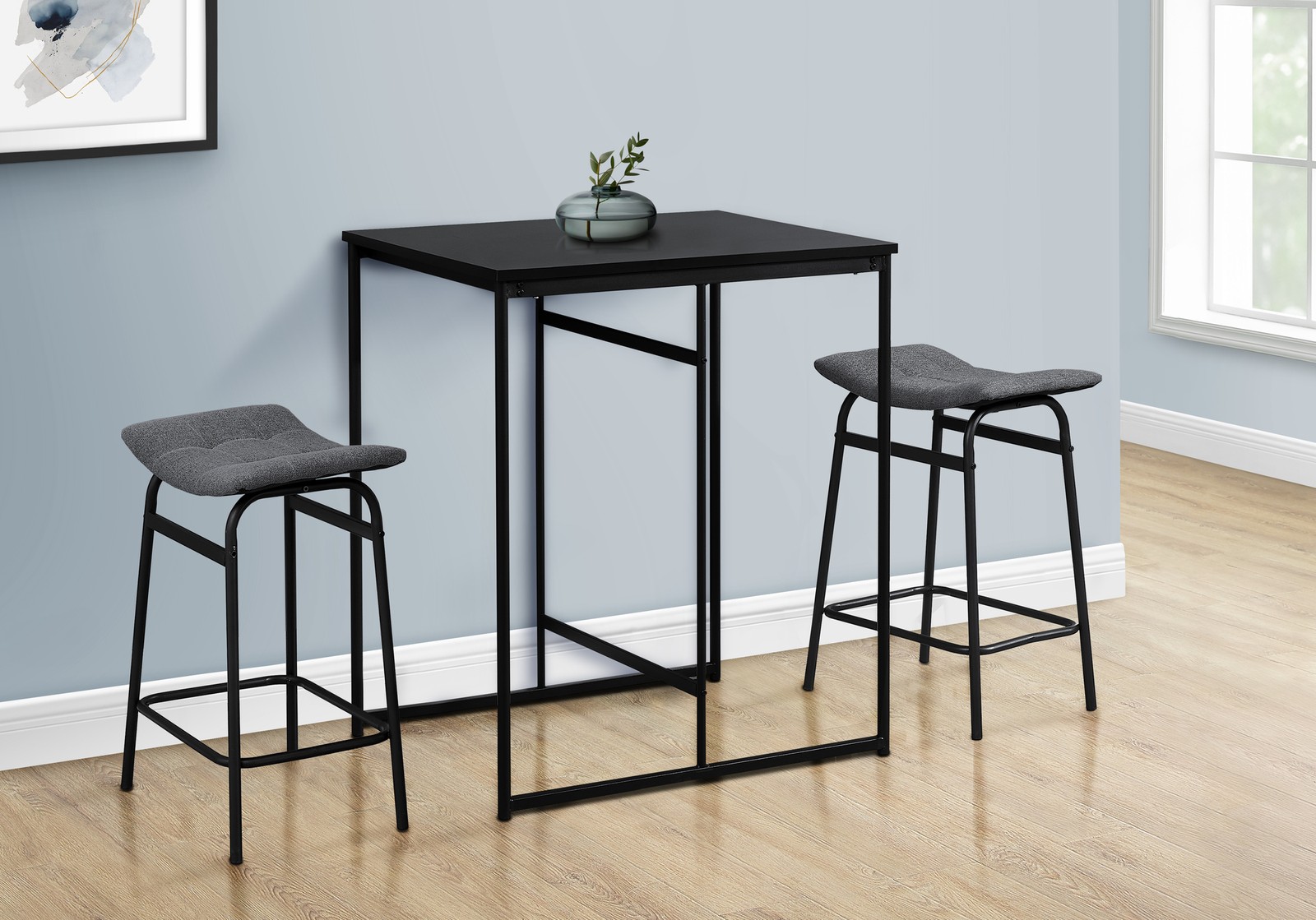 Dining Table, 32" Rectangular, Counter Height, Small, Laminate Top, Kitchen, B
