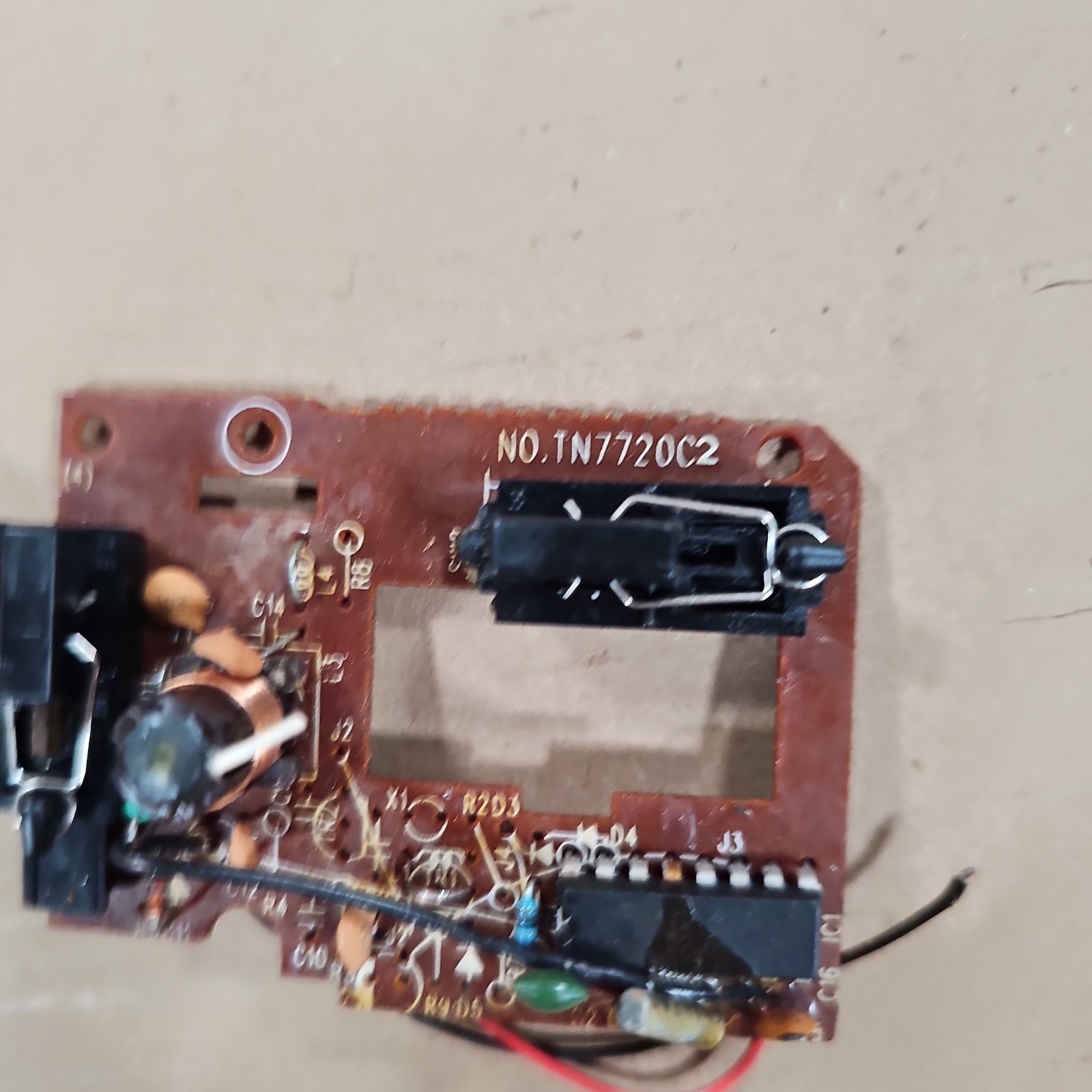 Nikko R/C Systems 27 MHz Remote Control Circuit Board Replacement Part CVTTN7720