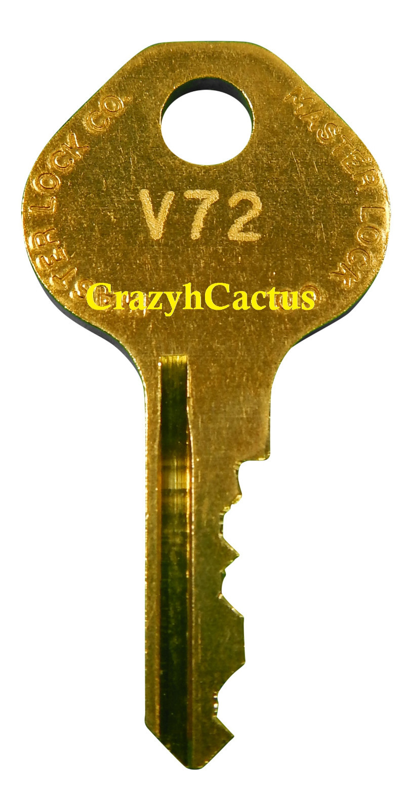 Master Lock Padlock 1525 1585 2010 2076 Control Key OEM Original Master Key V72