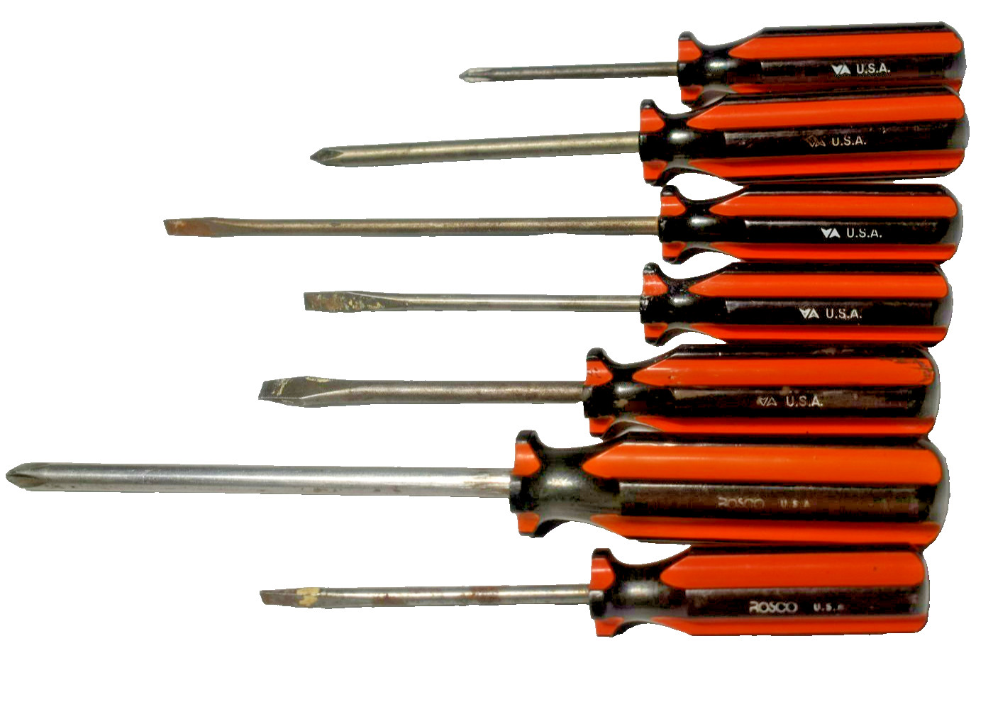 2Rosco and 5 Vermont American Screwdrivers Phillips &regular Free delivery