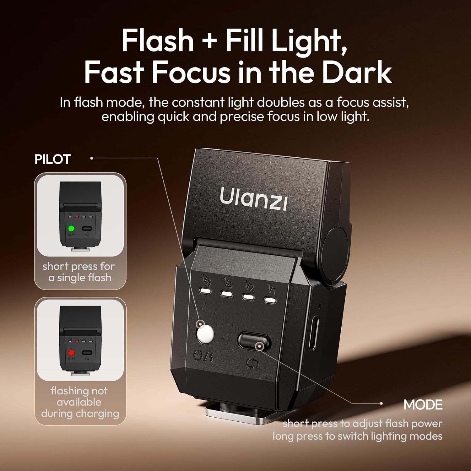 Versatile SL03 Camera Speedlite: GN8 Flash, 90° Adjustable, DSLR Compatible