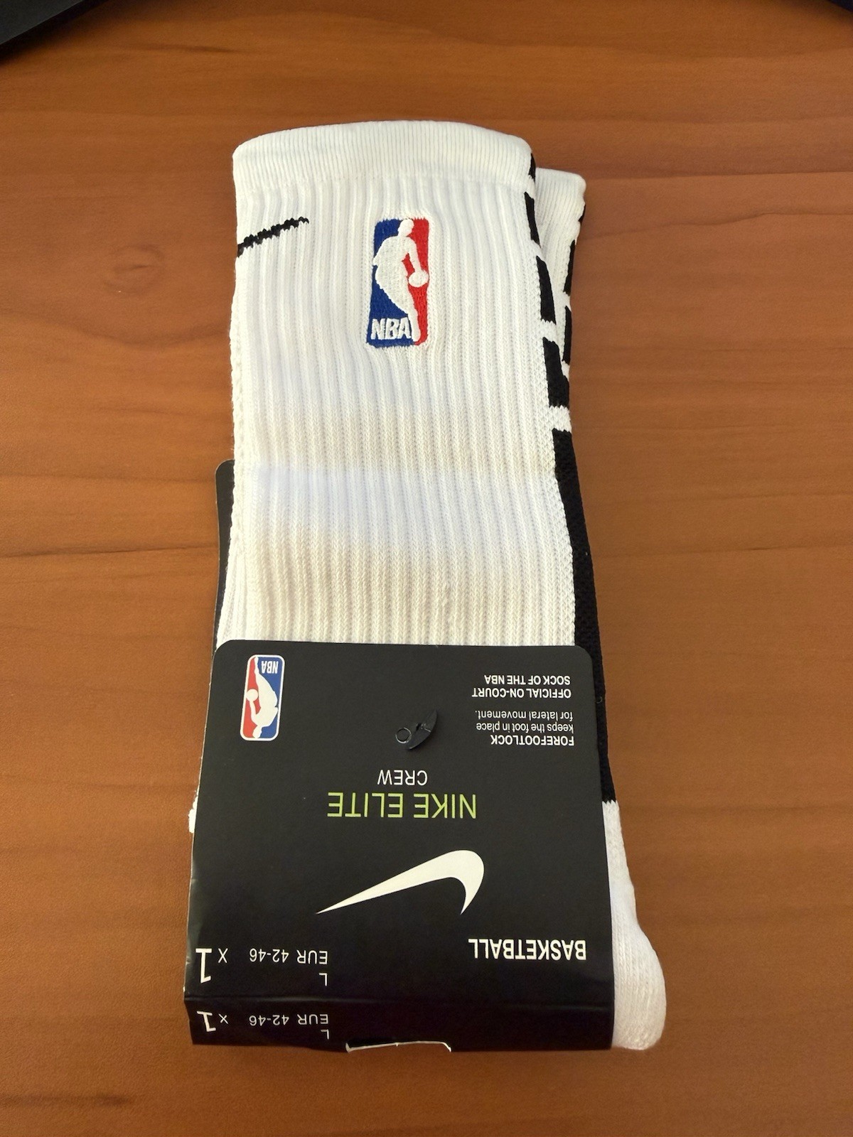 Nike NBA Elite Socks  1 Pair Large(8-12)
