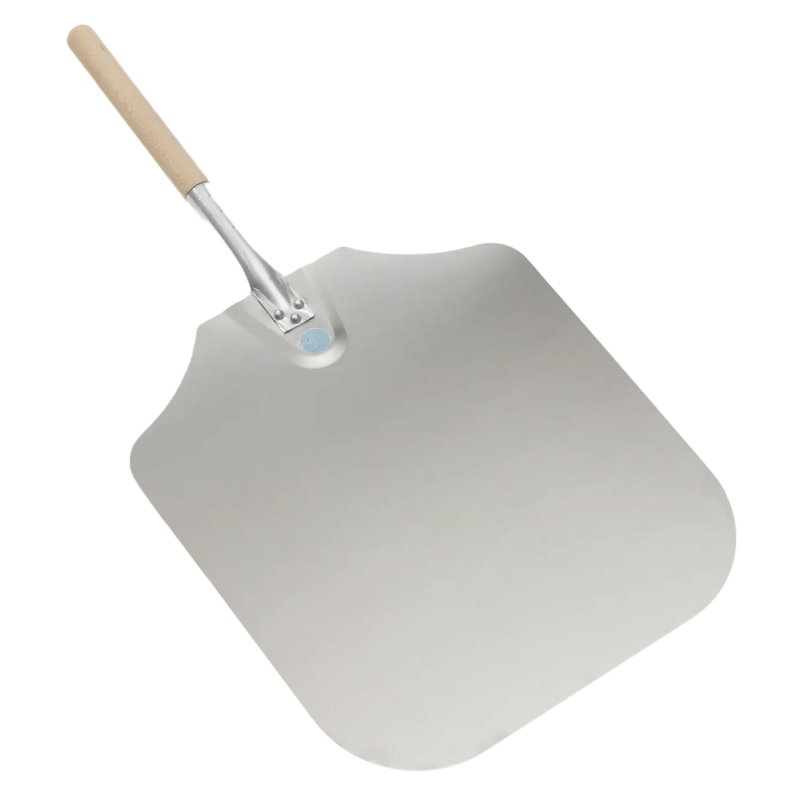 , Inc. 16' x 18' Aluminum Pizza Peel with 12' Wood Handle 3016, 30-Inch, Silver