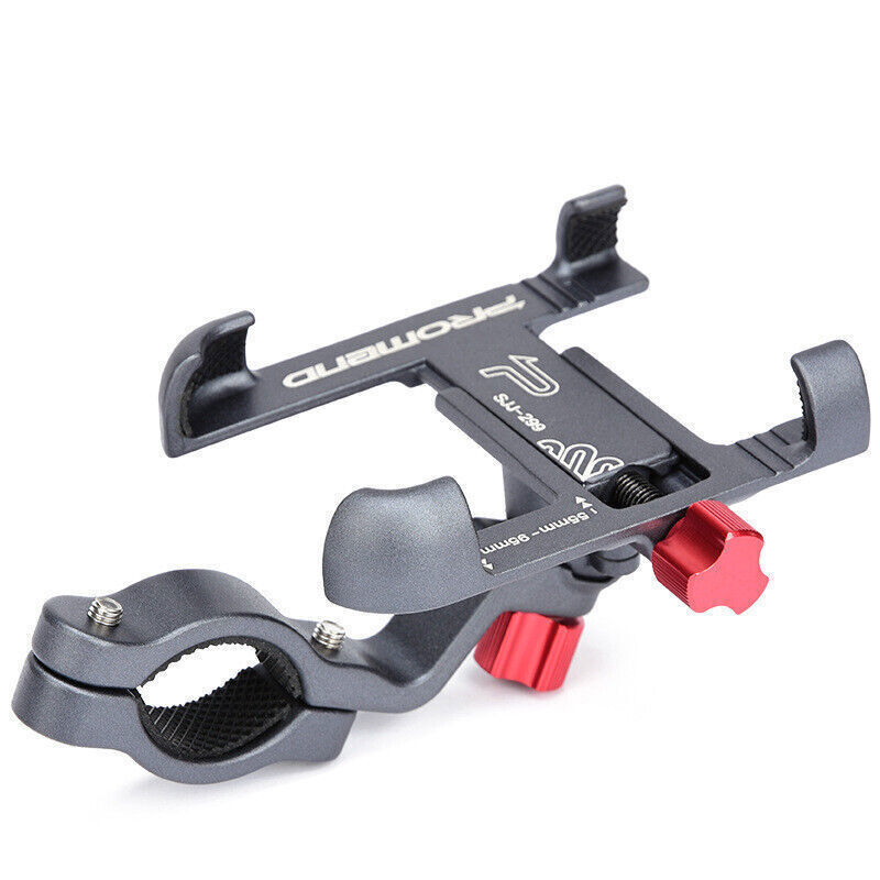 Cell Phone Mount Holder Bicycle GPS Bracket360° Aluminium Motorcycle Handlebar