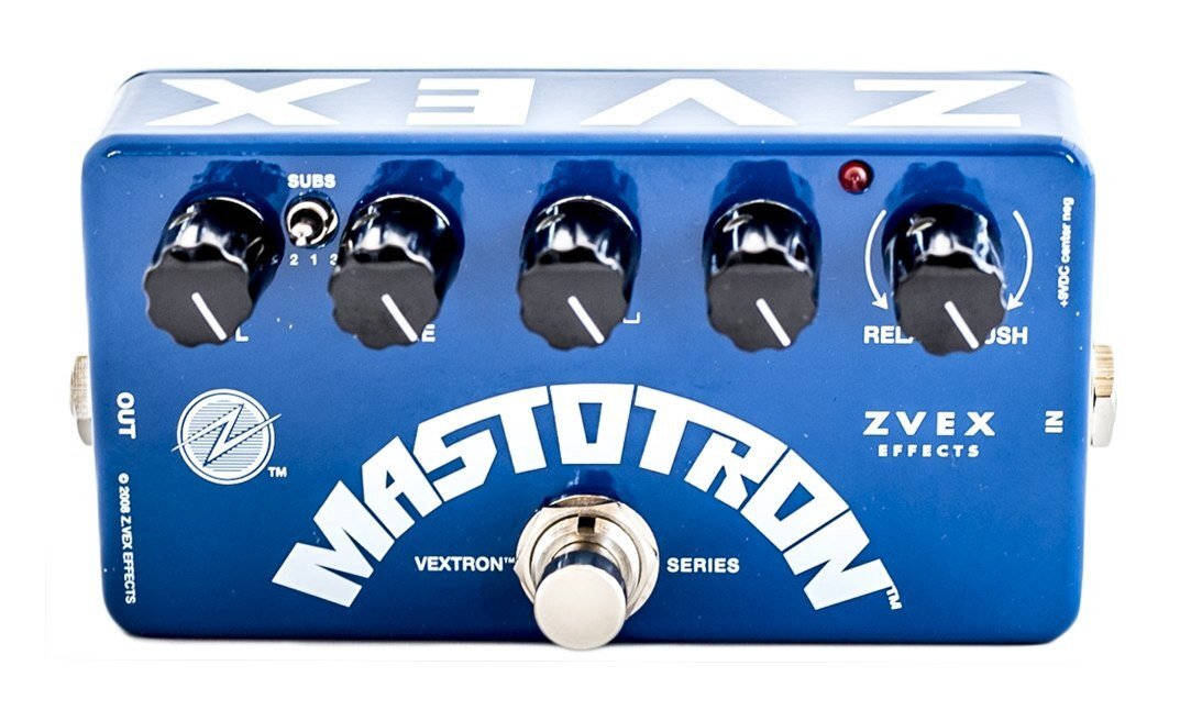 ZVEX Effects Mastotron Vextron Series Silicon Fuzz Guitar PedalBlue2.38 x 1.82