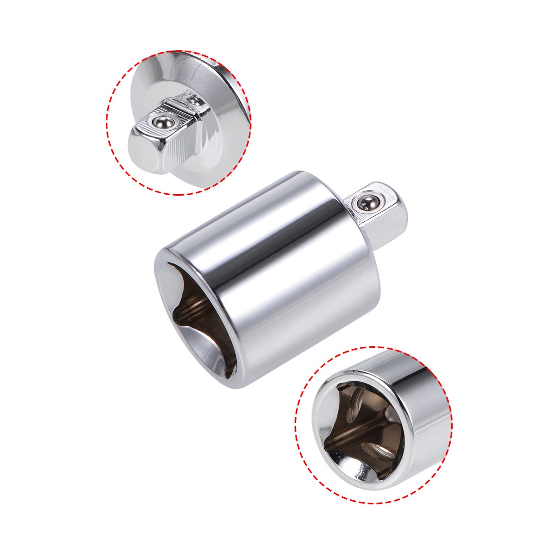 2PACK 8mm to 8mm Bore Shaft Coupling Rigid Coupler Connector Silver New