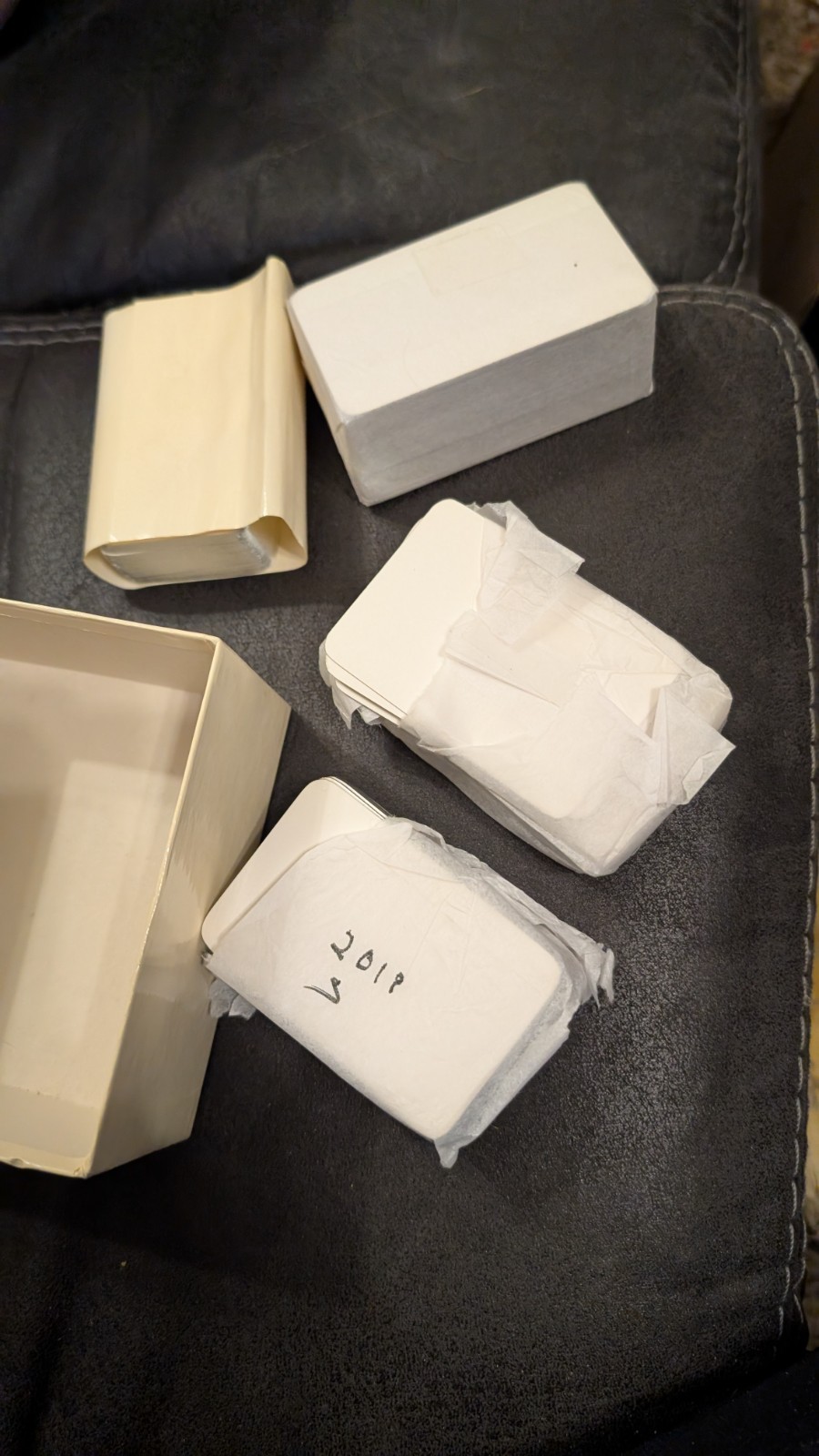 Cartier silver trimmed place holder table number cards