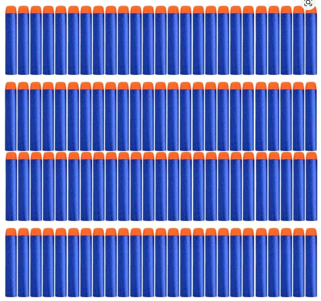 100x Foam Dart Refill Pack - DARK BLUE - Nerf Compatible