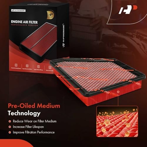 Pre-oiled Engine Air Filter Compatible with 2010-2017 Advanced Air Filter