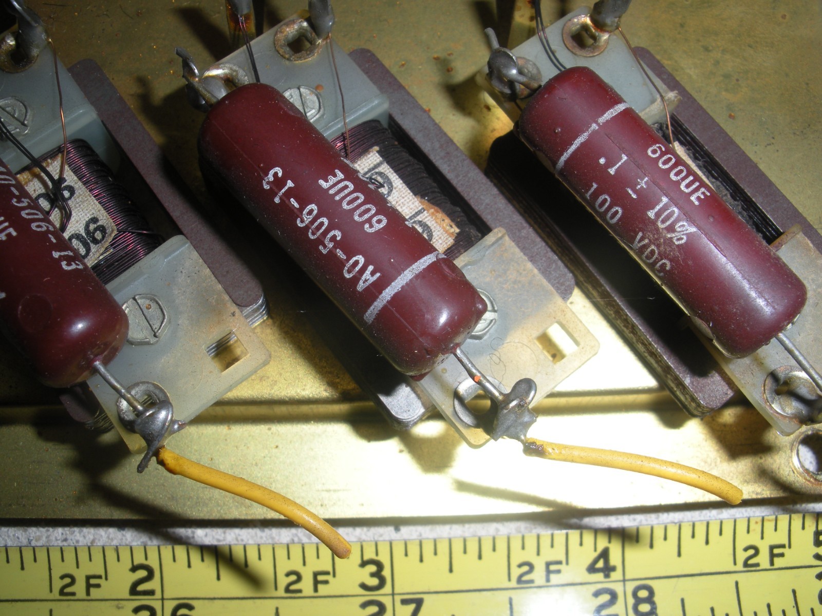HAMMOND ORGAN PARTS: Tone Generator red capacitors