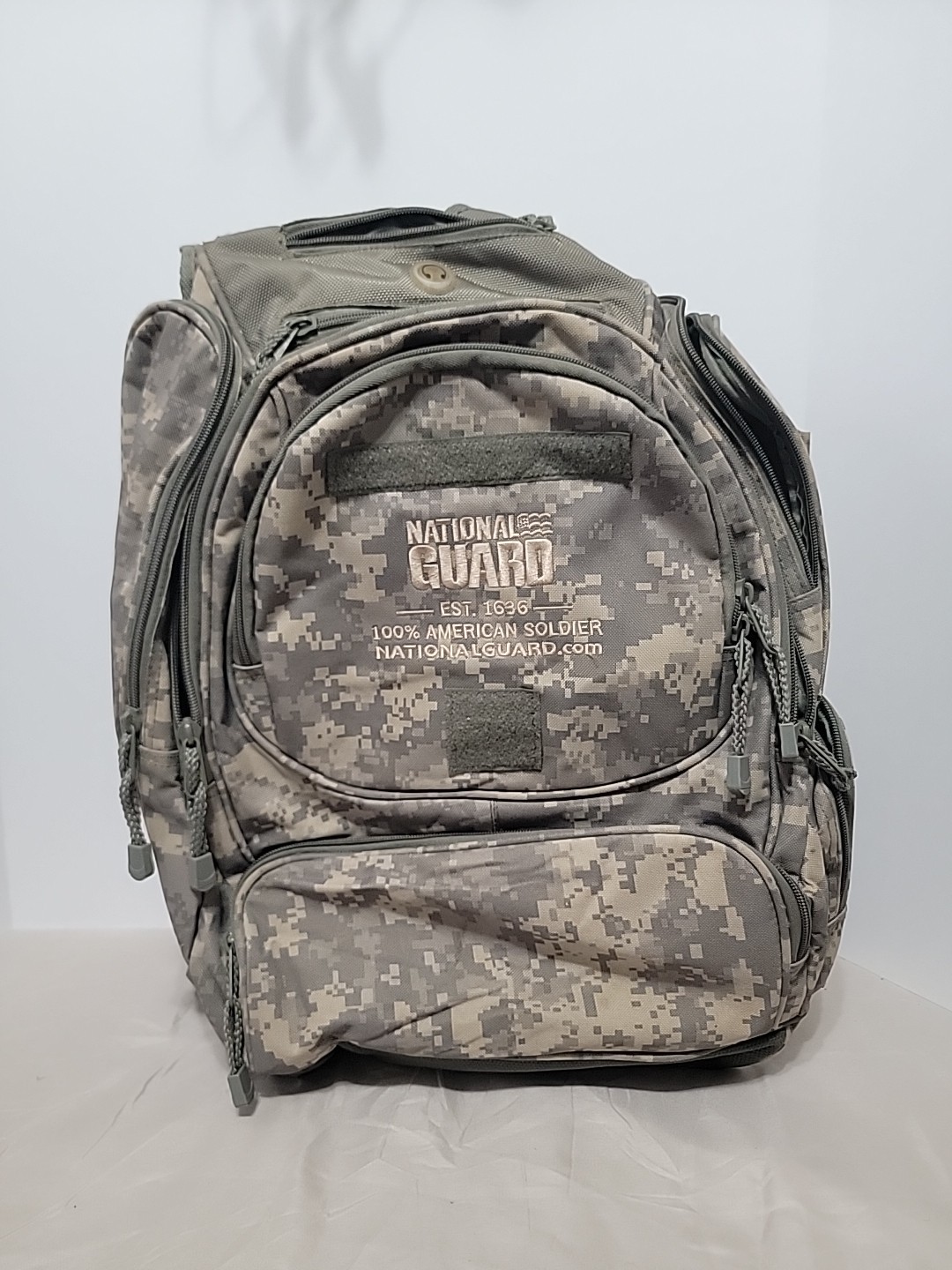 US Army National Guard Camouflage Military Backpack