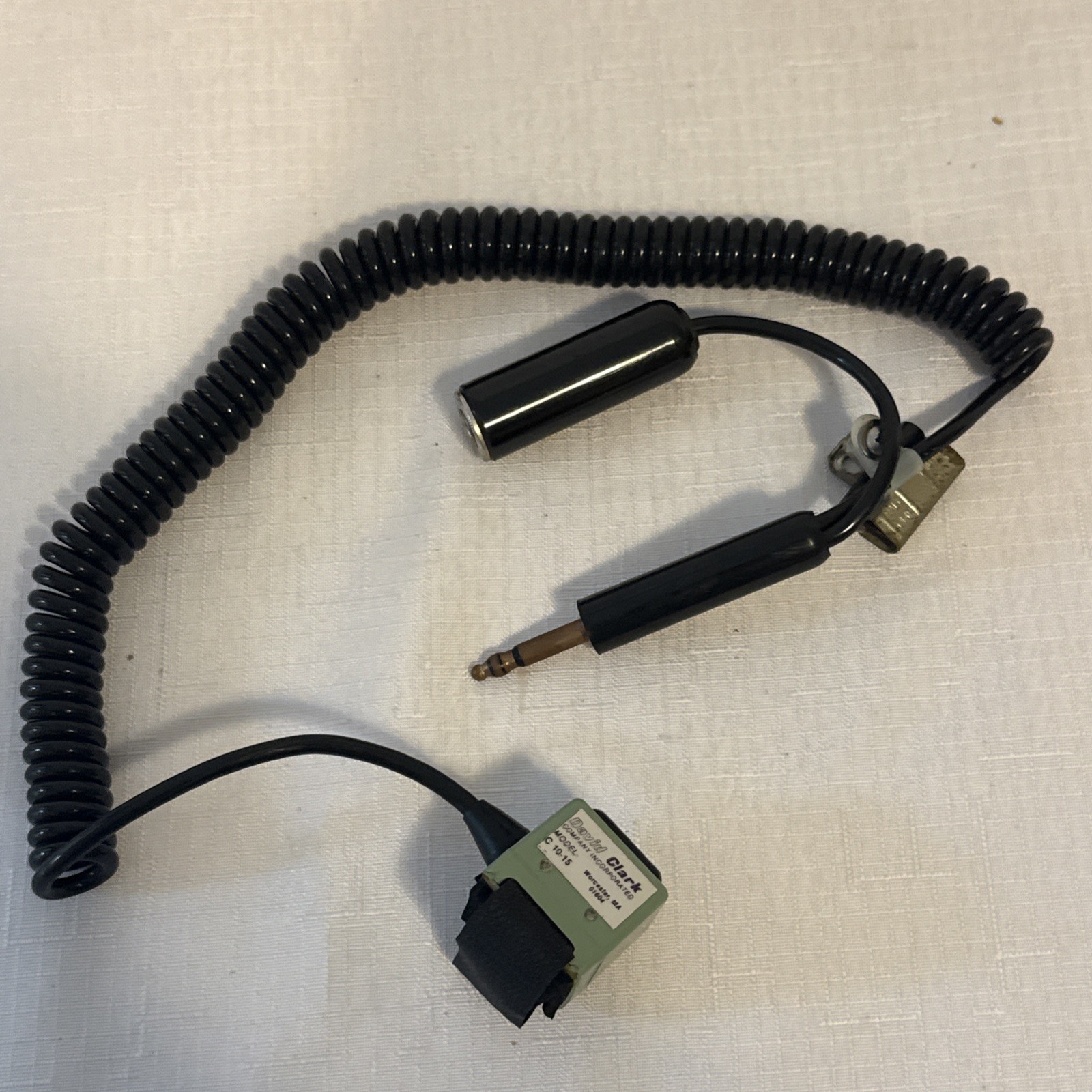 David Clark C10-15 Push to Talk PTT Switch with Intercom Mod instal! NOT TESTED