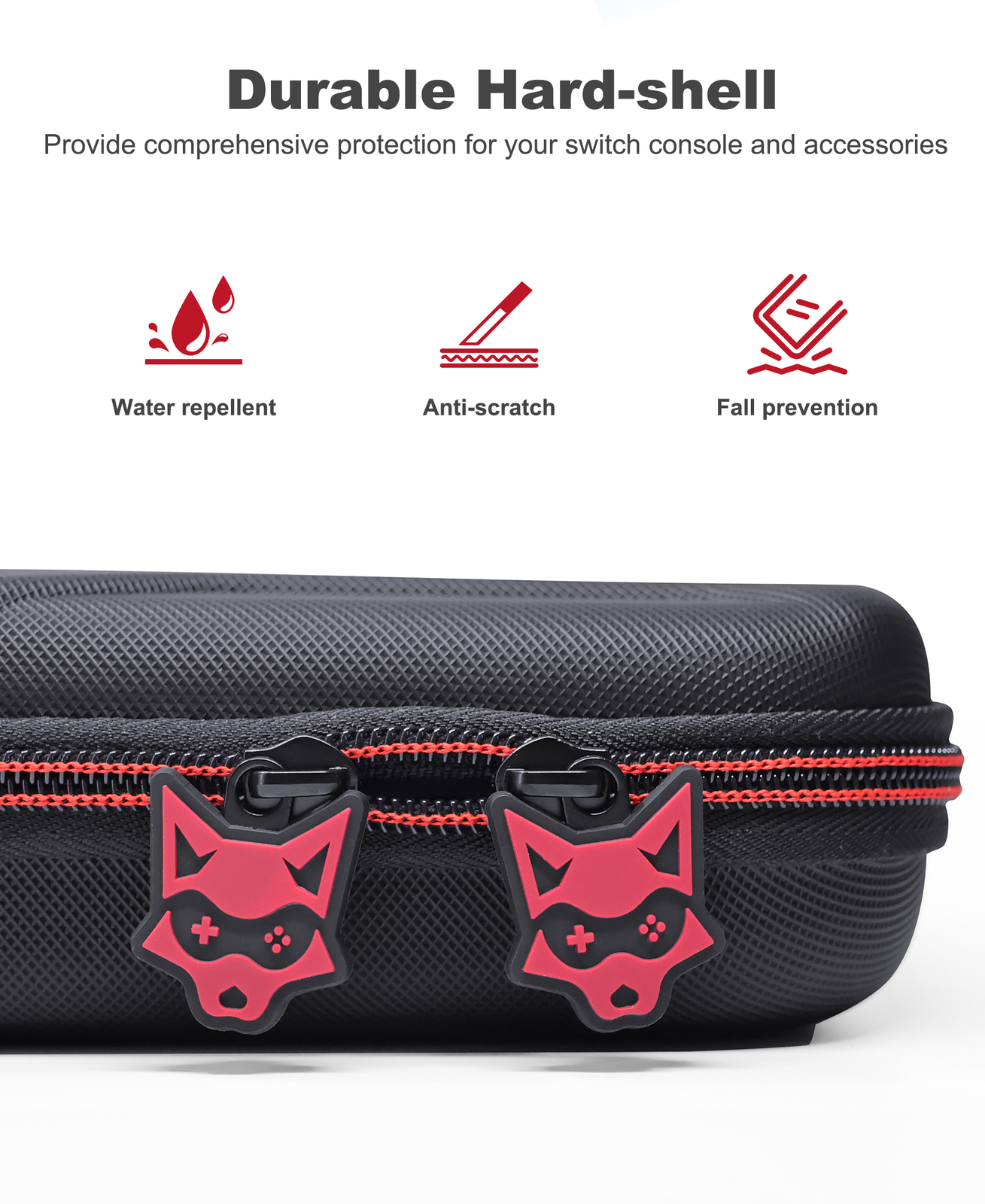 Switch 2 Case for Nintendo Switch 2025/Switch/OLED-Waterproof Travel Carry Case
