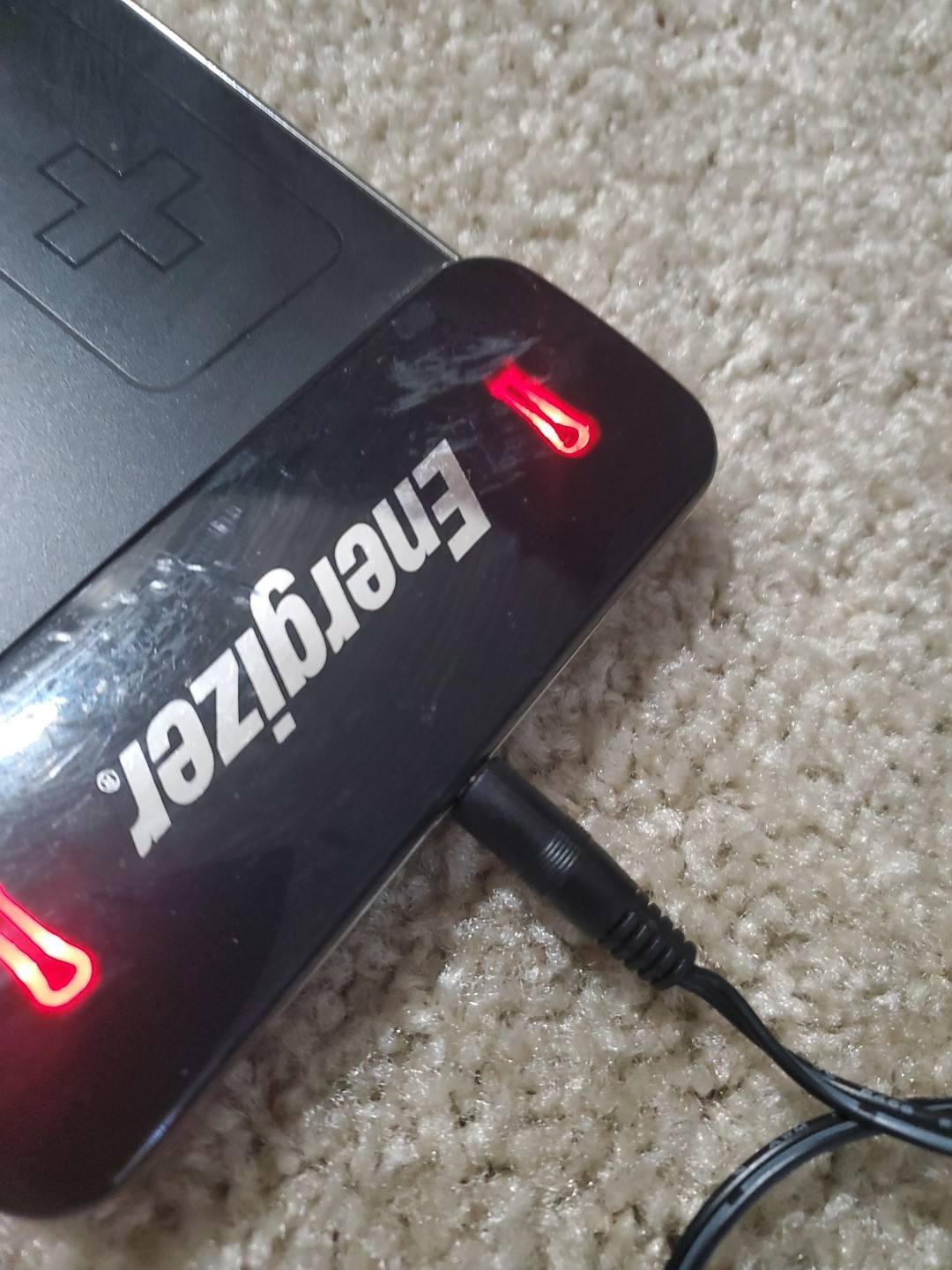Energizer Battery Charging System Nintendo Wii Remote- NO BATTERIES