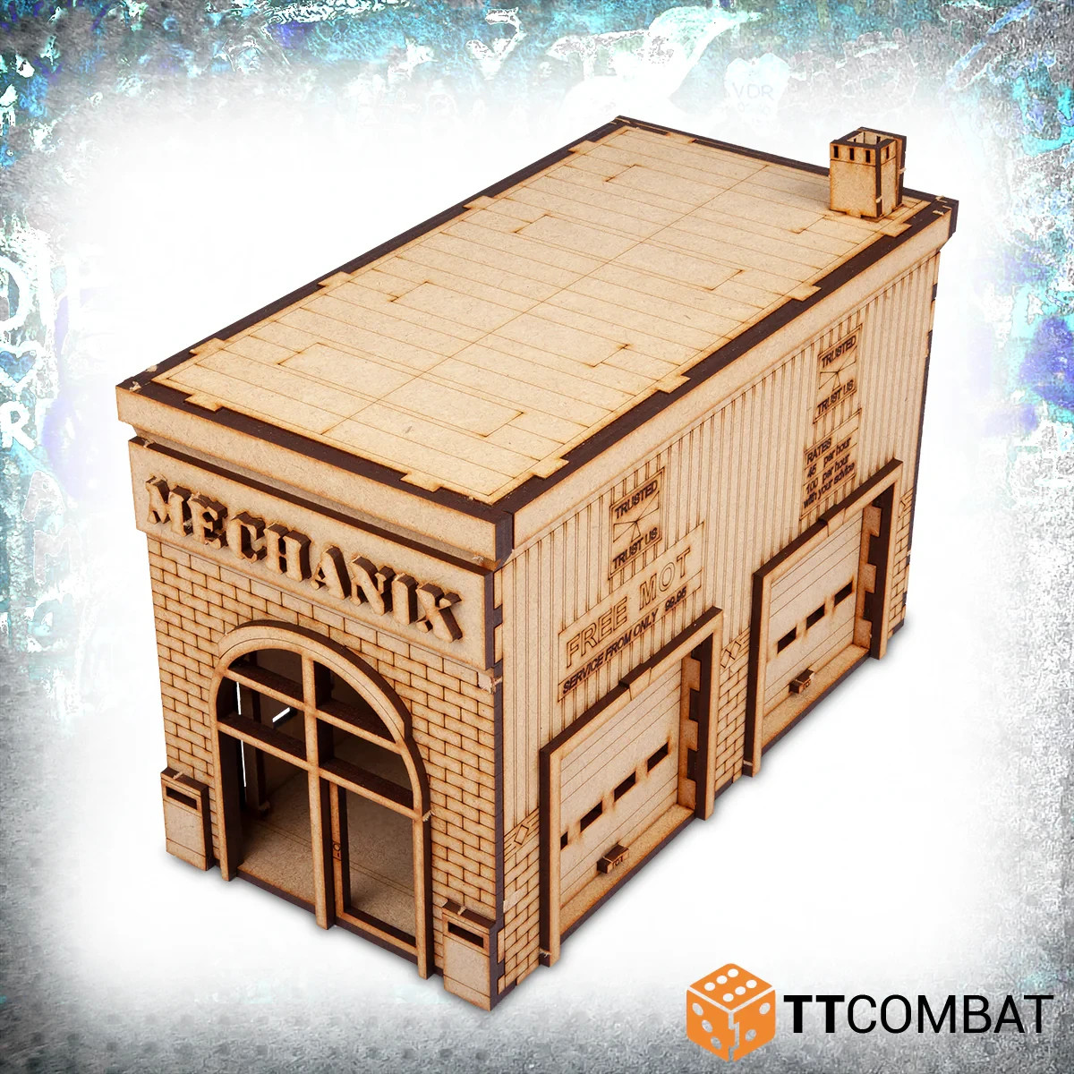 TTCombat TTSCW-DCS-059 Mechanix (City Streets) Garage Building Terrain Kit
