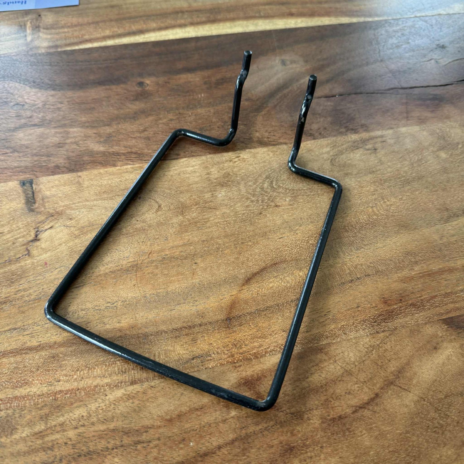 Peg Board Slat Grid Wall Container Holder - Black - 4.5" x 5.5"