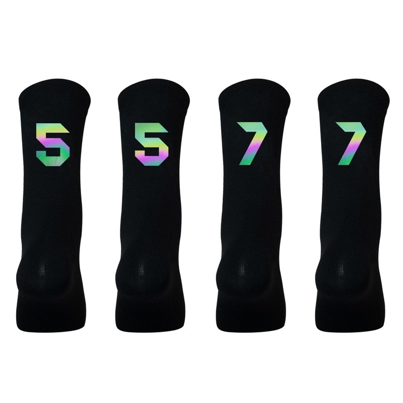2 Pairs Reflective Road Cycling Riding Bicycle Bike XC MTB BMX Sport Ankle Socks